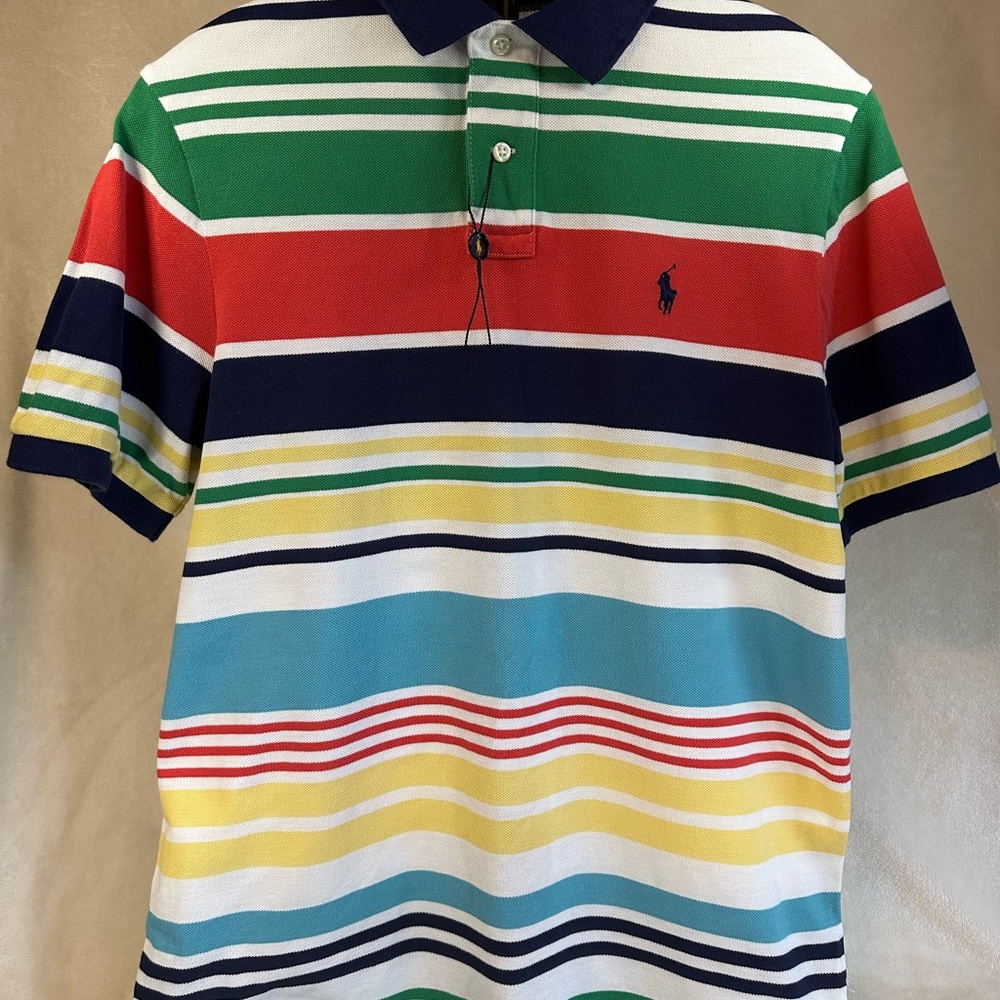 Polo by Ralph Lauren Multicolor Striped Shirt MENS/womens size SP